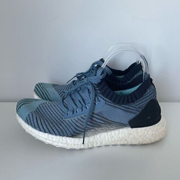 Adidas UltraBoost X Parley Womens Size US 7.5 Blue Running Shoes AQ0421 - Picture 5 of 12
